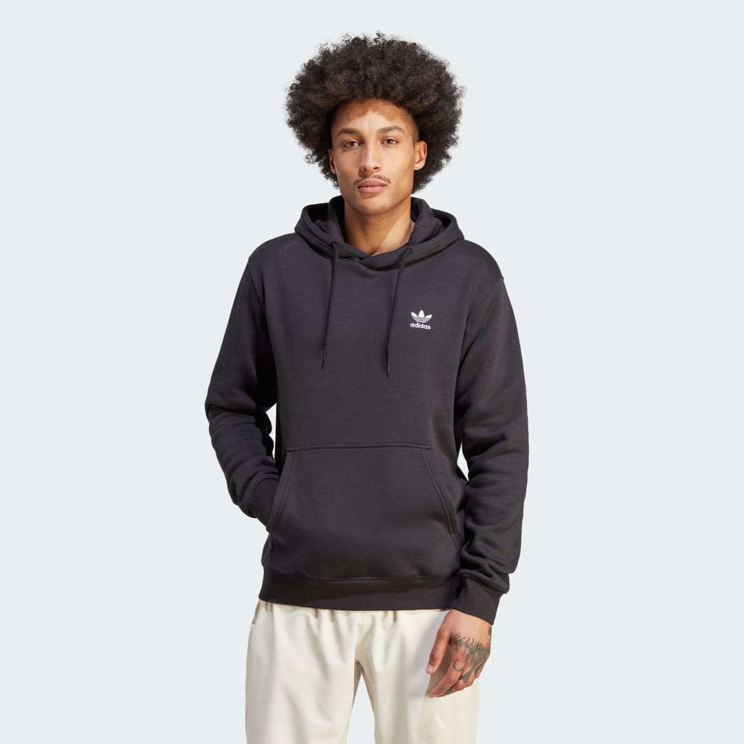 Mikina adidas Originals Trefoil Essentials Hoodie Čierna | IM4522, 0