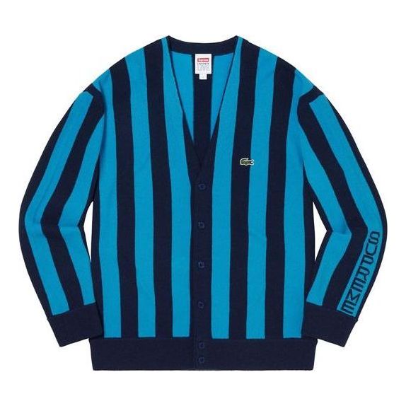 Sveter Supreme Stripe Cardigan Modrá | SUP-FW19-566, 0