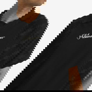 Polo tričko Pleasures Pleasures Planets Polo Shirt, Size Large Čierna | P25SU014-BLK, 5