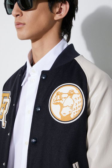 Bomber bunda Baracuta Baracuta Varsity Wool Blend Bomber Jacket Navy | BRCPS0996, 5