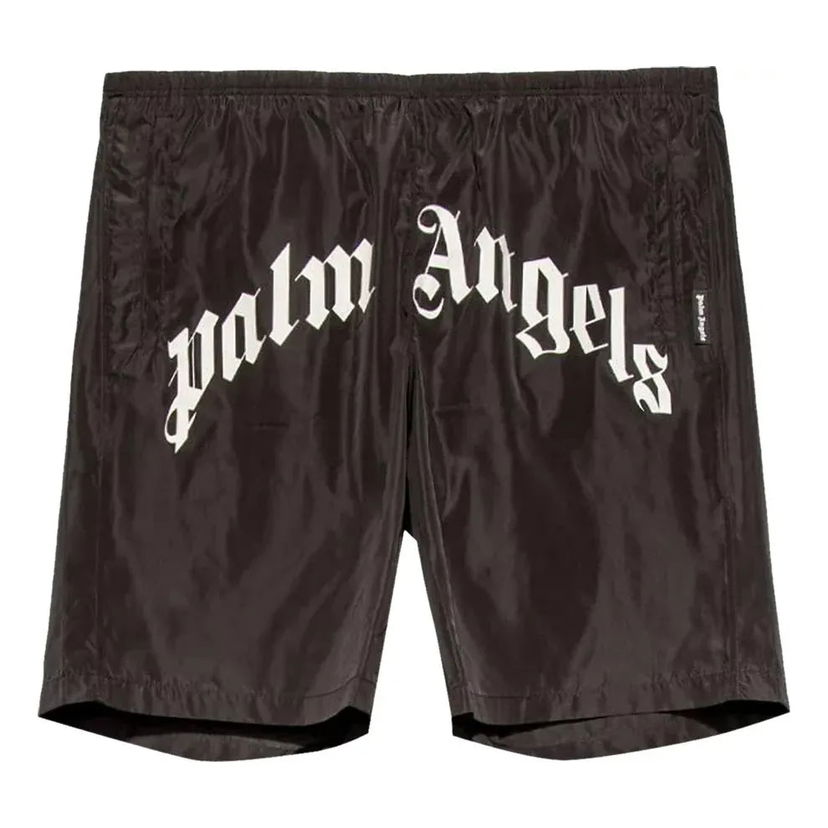Plavky Palm Angels Palm Angels Logo Swim Shorts Čierna | PMFA005S21FAB0011001
