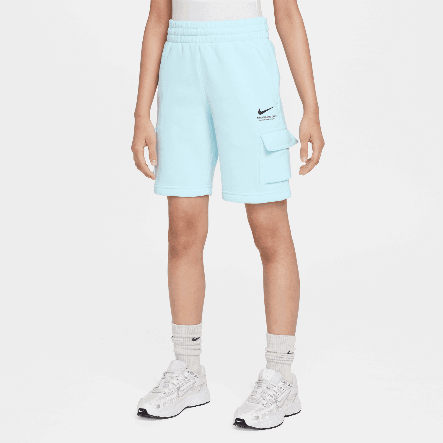 Šortky Nike Nike Sportswear Fleece Cargo Shorts Tyrkysová | HV6971-474, 0