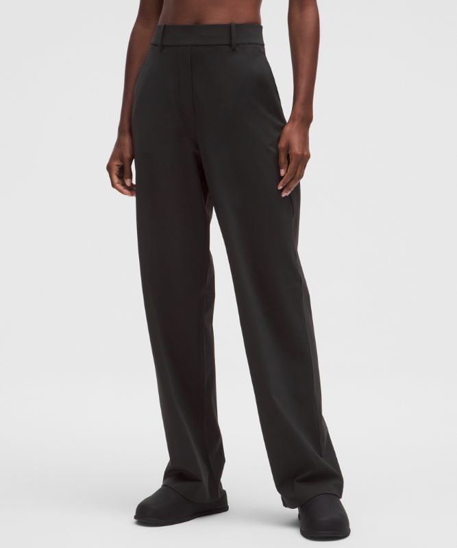 Nohavice lululemon Daydrift High-Rise Straight-Leg Trouser Short, Size L Čierna | prod20000267, 1