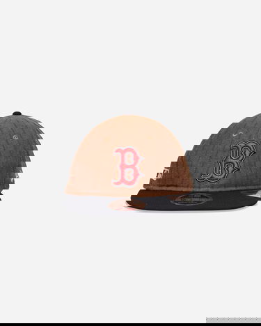 Šiltovka New Era Boston Red Sox Three Looms x MLB Wool Pinstripe 9FIFTY Cap Hnedá | IY70 TAN, 2