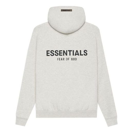 Mikina Fear of God Essentials Pullover Hoodie Šedá | FOG-SS21-593