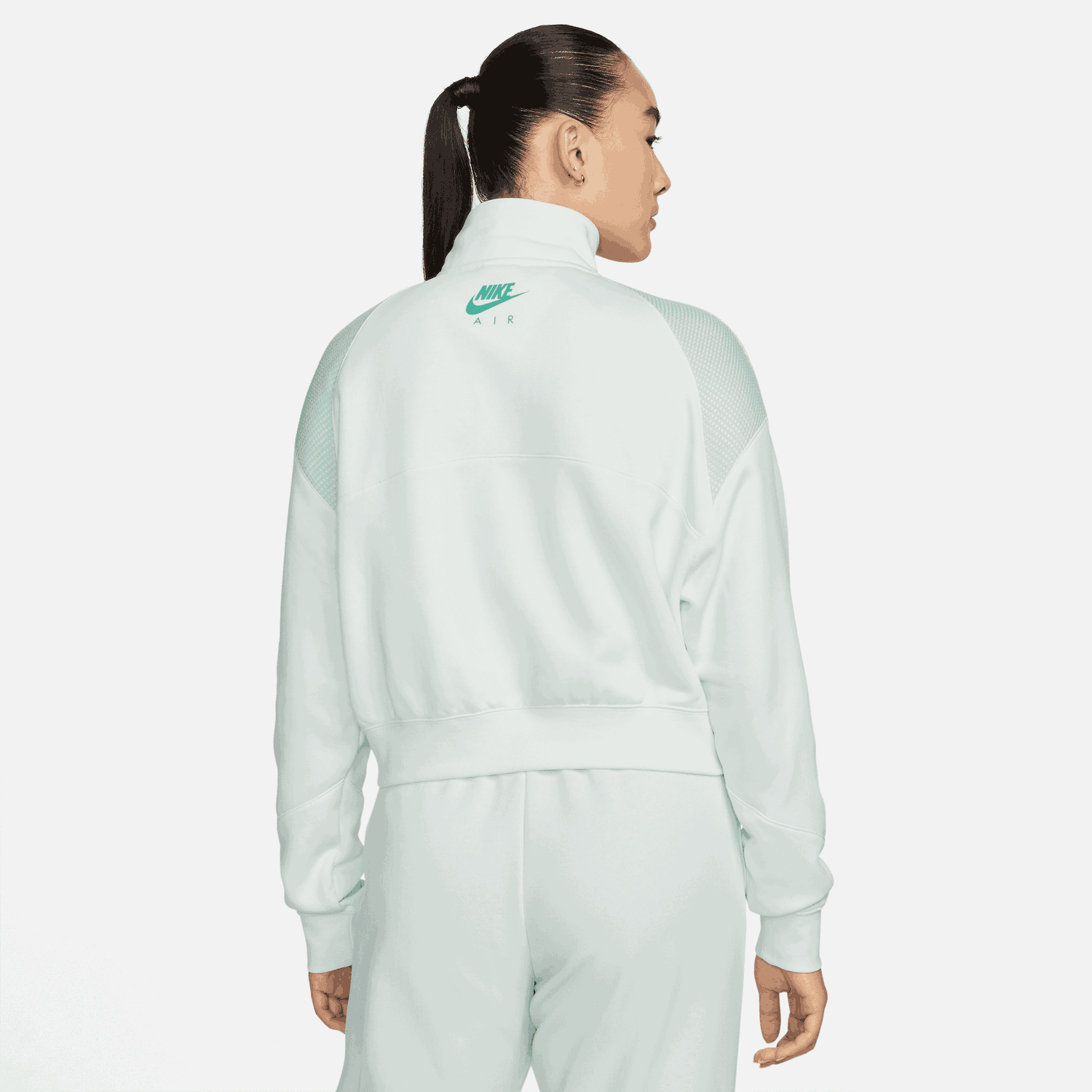 Mikina Nike Nike Sportswear Air Fleece Quarter-Zip Top Zelené | DM6073-394, 1