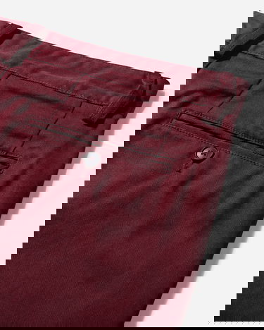 Nohavice Noah Twill Double-Pleat Pants Vínová | P113FW24 WNE, 4