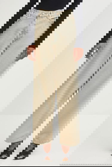 Džínsy Carhartt WIP Brandon High Waist Wide Leg Jeans Béžová | I035892.01SN, 0