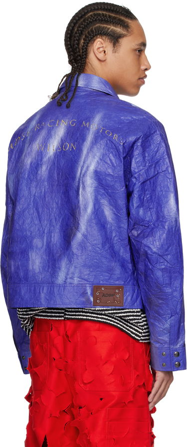 Bomber bunda Andersson Bell Andersson Bell Wilson Printed Tyvek Jacket Modrá | awa689u, 2
