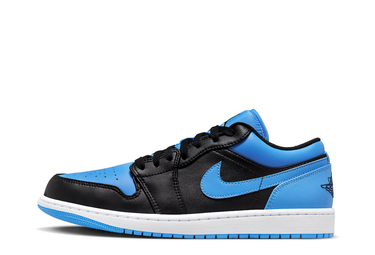 Tenisky a topánky Jordan Air Jordan 1 Low "Black University Blue" Modrá | 553558-041, 0
