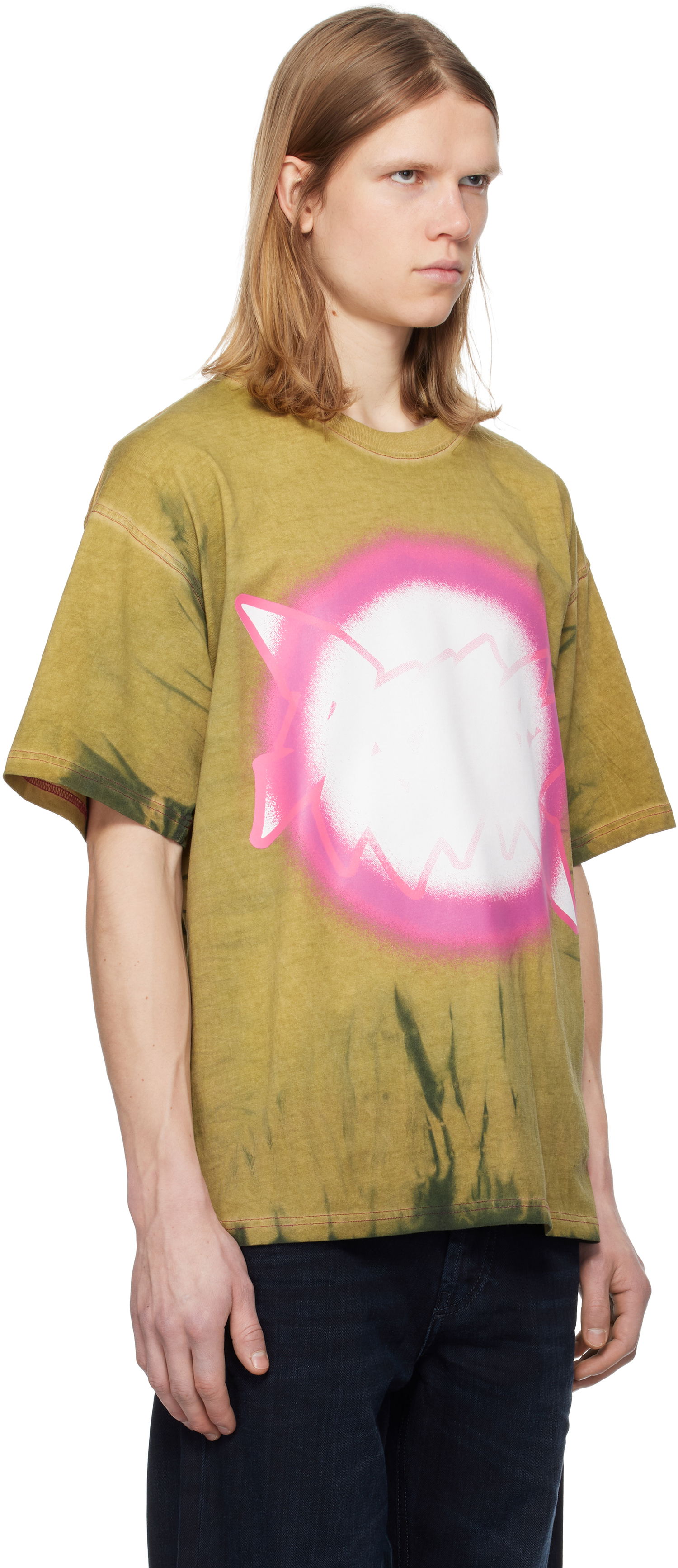 Tričko Diesel Diesel T-Boxt-R24 Tie-Dye Graphic T-Shirt Zelené | A16137-0EGBD-7BDA, 1