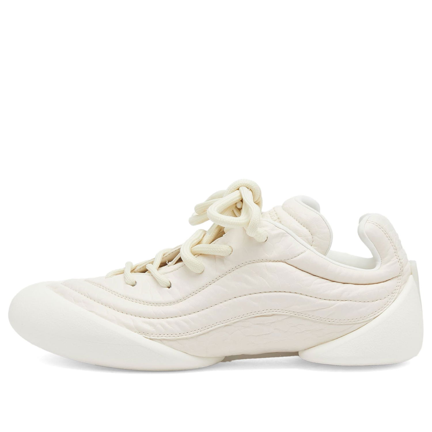 Tenisky a topánky Alexander McQueen Dumbo Grain Leather Sneaker Biela | 807874-WHABE-9100, 0