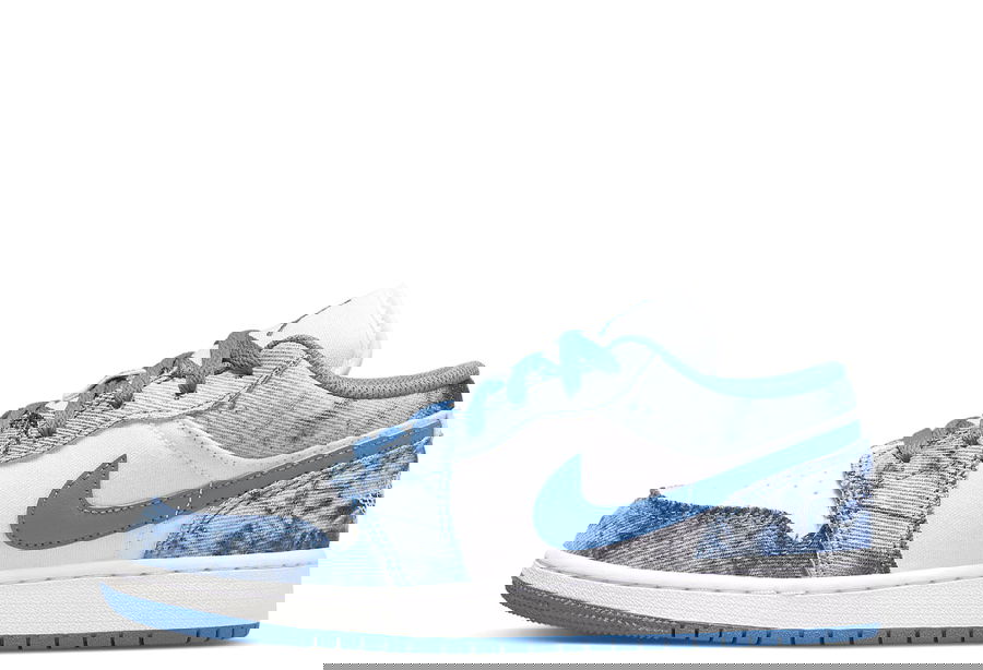Tenisky a topánky Jordan Air Jordan 1 Low "Washed Denim" GS Modrá | DM8947-100, 1