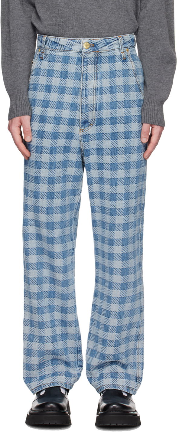 Džínsy AMI Alex Jeans Navy | HTR102.DE0010, 0