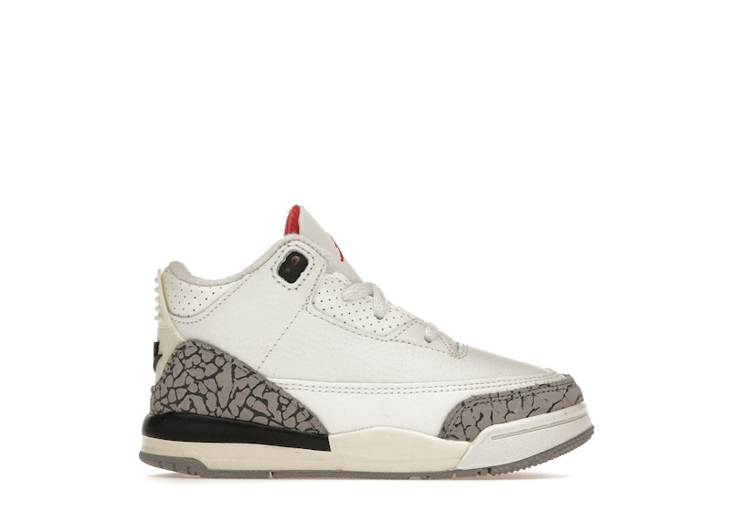 Tenisky a topánky Jordan Jordan 3 Retro White Cement Reimagined (TD) Biela | DM0968-100, 0