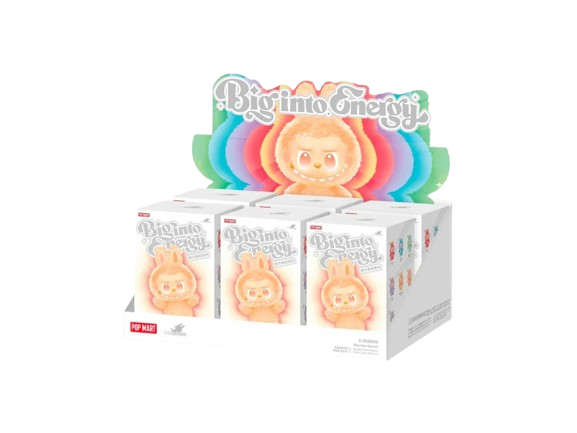 Zberateľské POP MART Labubu The Monsters Big into Energy Series Vinyl Plush Pendant Sealed Case (6 Blind Box) Rôznofarebný | LABUBUENERCASE, 0