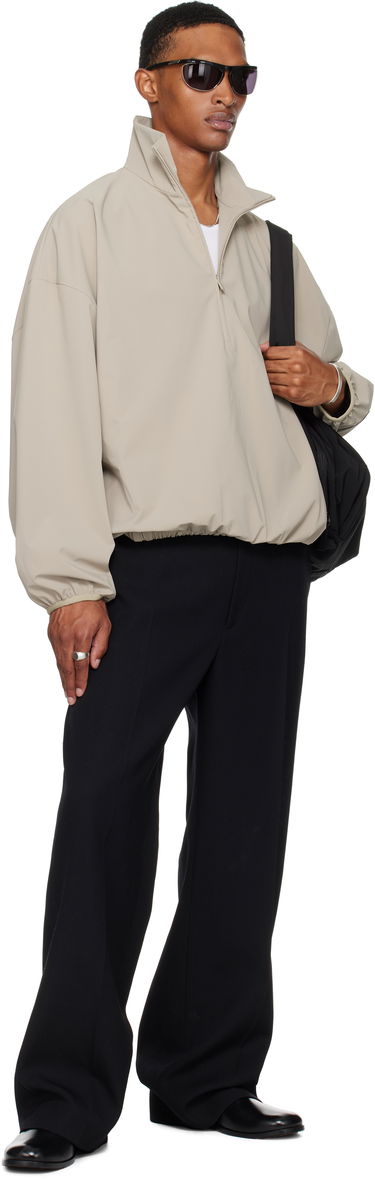 Bunda Fear of God Fear of God ESSENTIALS Sporty Half-Zip Jacket Béžová | 202SP256721F, 3