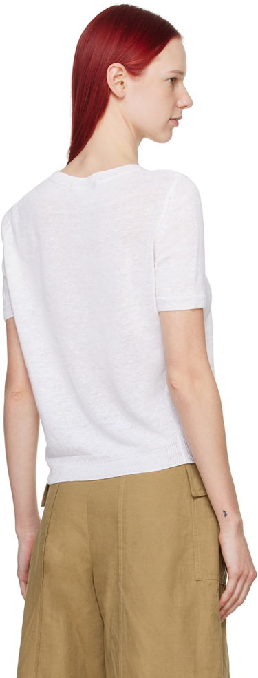 Sveter Max Mara Weekend Max Mara Pancone Knit T-Shirt Biela | 2415361032600001, 2