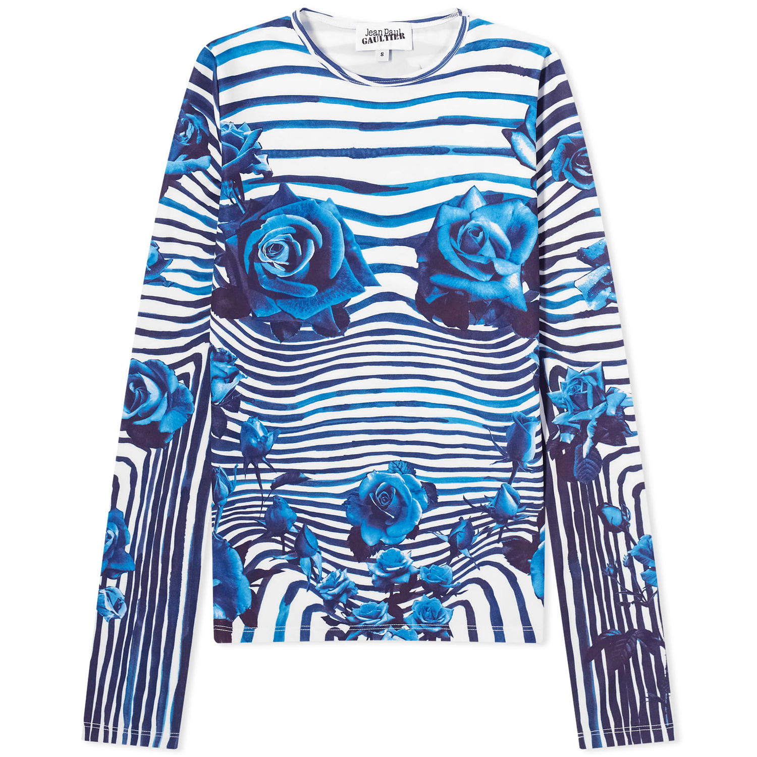 Tričko Jean Paul Gaultier Gaultier Flower Print Long Sleeve Top Rôznofarebný | 24-25-U-TO186-J551-015951, 0