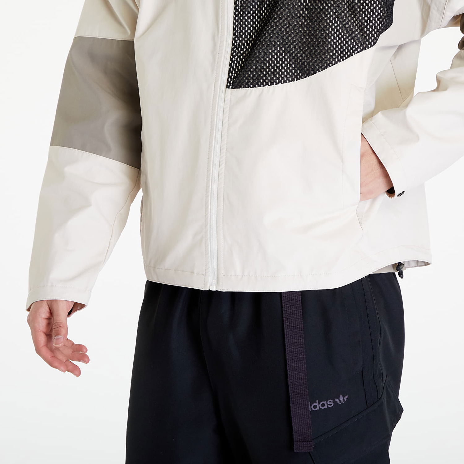 Bunda Reebok Men's jacket Hooded Jacket Beige Biela | RMEA001C99FAB0010500, 1