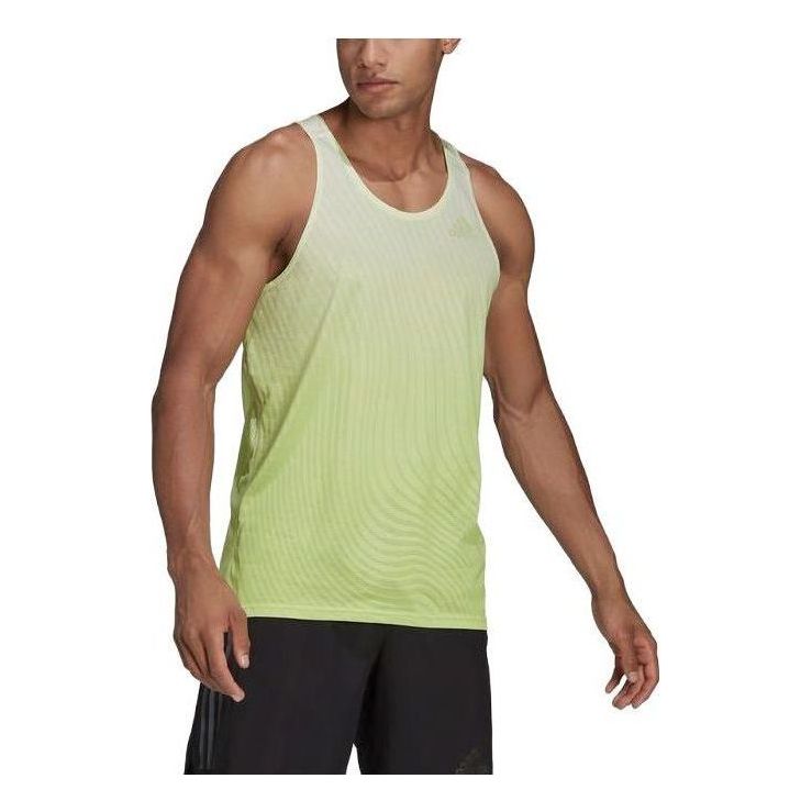 Tielko adidas Originals Adizero Engineered Men's Running Tank Top Žltá | HE4647