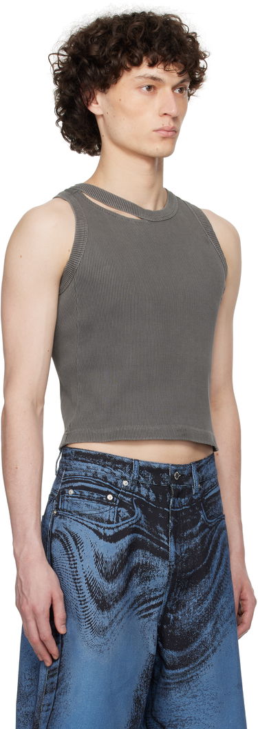Tielko Camper Camperlab Ribbed Cutout Tank Top Šedá | AU00030-001, 1