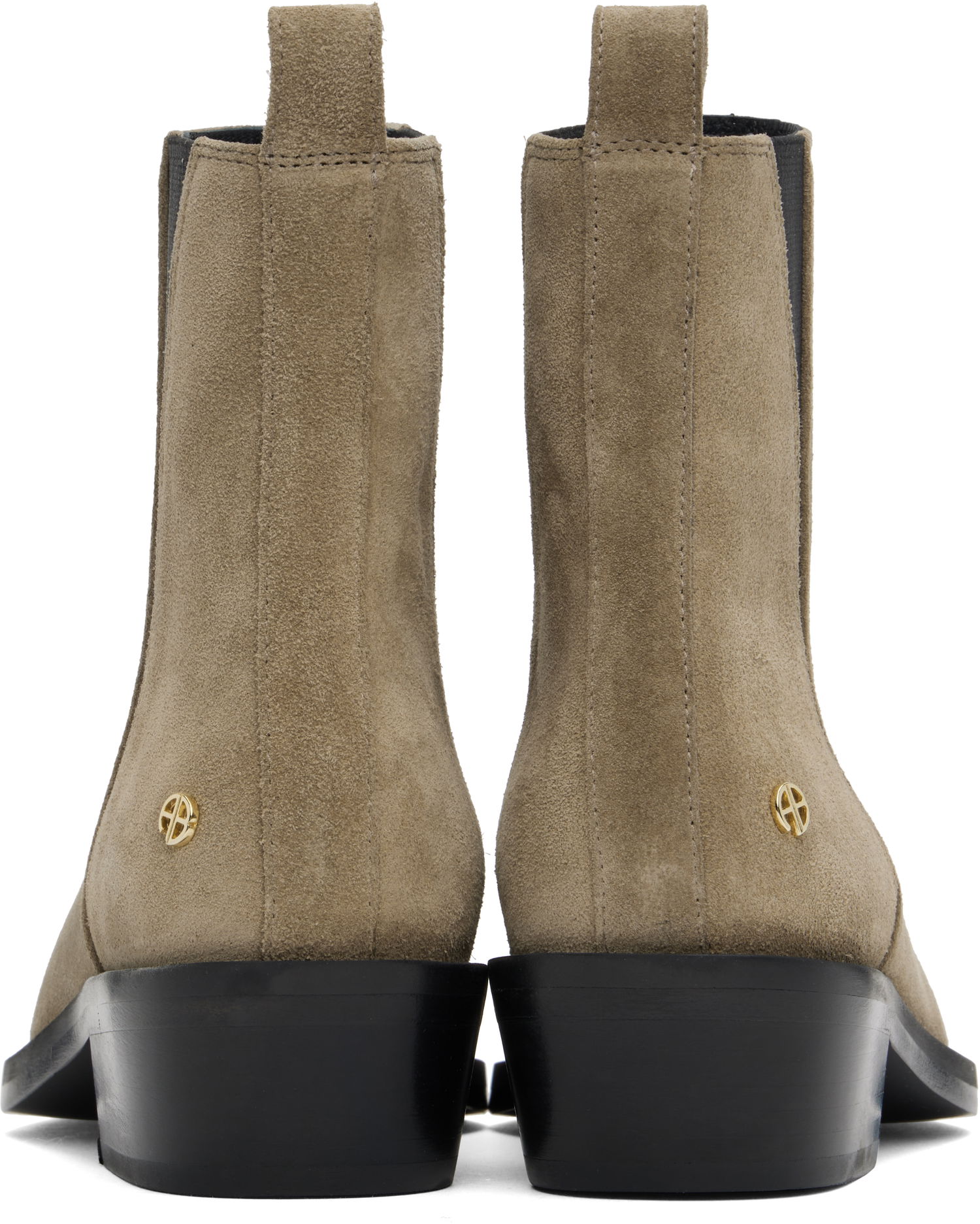 Oblečenie Anine Bing Anine Bing Bekah Suede Flat Ankle Boots Béžová | A-14-10197-TPU1, 1
