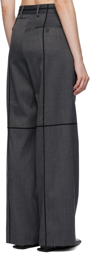 Nohavice Maison Margiela MM6 Maison Margiela Tailoring Wool Trousers Šedá | S52KA0543 S47848, 2