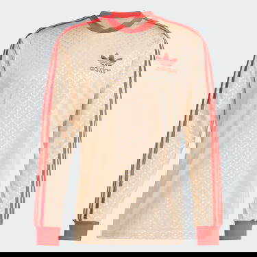 Tričko adidas Originals Long Sleeve T-Shirt Béžová | IX5463, 1
