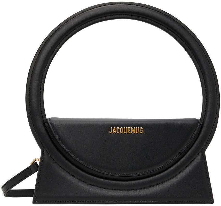 Taška cez rameno Jacquemus Le Papier 'Le Sac Rond' Bag Čierna | 22E221BA015-3060, 0