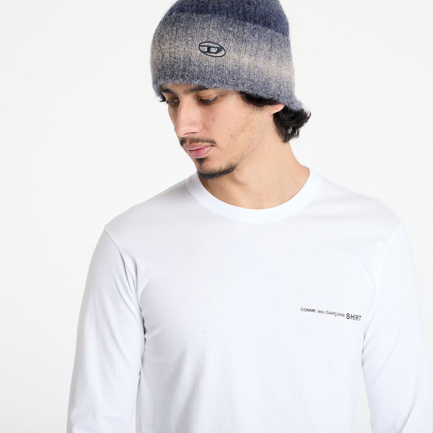 Tričko Comme des Garçons Comme des Garçons SHIRT Knit T-Shirt Biela | FO-T025 WHITE, 1