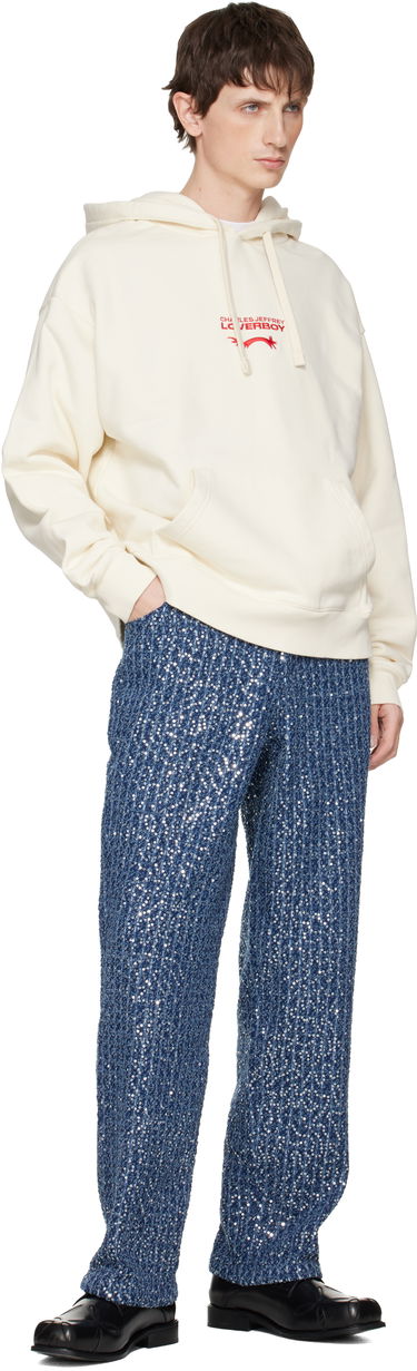 Mikina Charles Jeffrey Loverboy Charles Jeffrey LOVERBOY Logo Hoodie Béžová | 052080601, 3