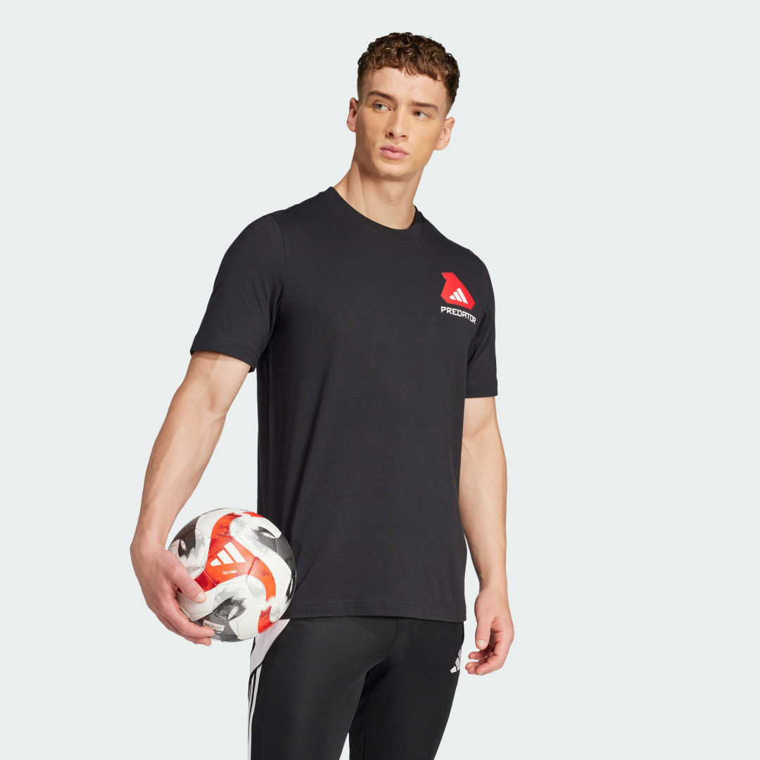 Tričko adidas Performance Predator History Graphic T-Shirt Čierna | JD8217, 1