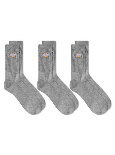 Ponožky Dickies Valley Grove Socks - 3 Pack Šedá | DK0A4X82GYM1