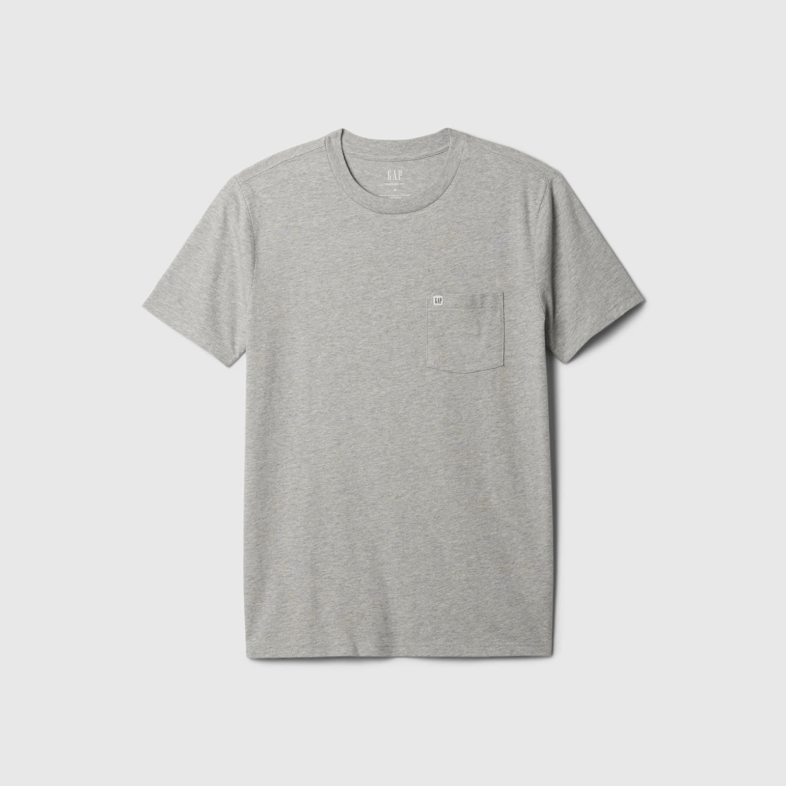 T-shirt Logo Pocket Tee Grey Heather S