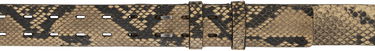 Opasok Dries Van Noten Dries Van Noten Snakeskin Leather Belt Béžová | 251-021403-397, 0
