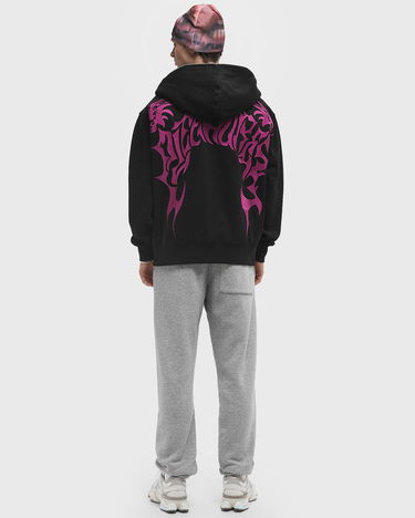 Mikina Pleasures Dragon Zip-Up Hoodie Čierna | P24W032-BLACK, 2