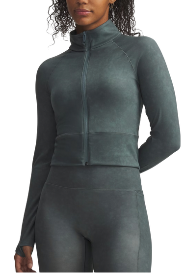 Bunda Under Armour Meridian Suede Effect Full Zip Top Zelené | 6007093-587, 0
