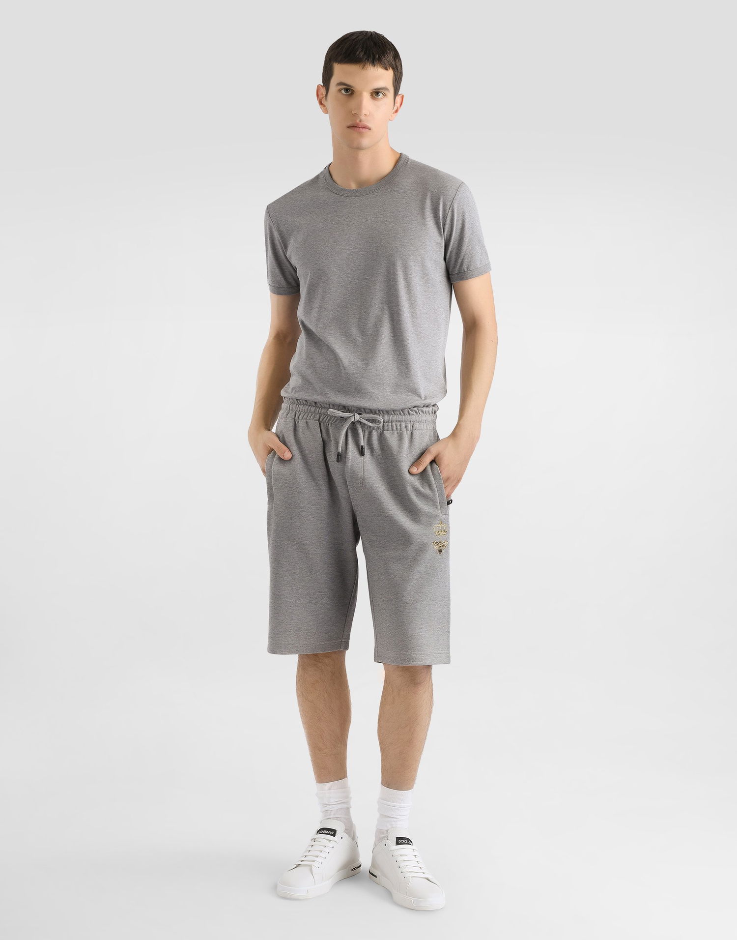 Tričko Dolce & Gabbana Dolce & Gabbana Cotton T-Shirt Šedá | G8JX7TFU7EQS8291, 1