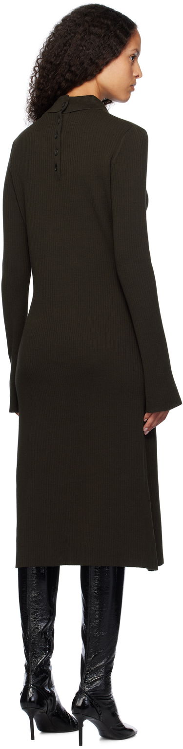 Sveter Courrèges Courrèges Midi Polo Dress Zelené | 324MRO468FI0049, 2