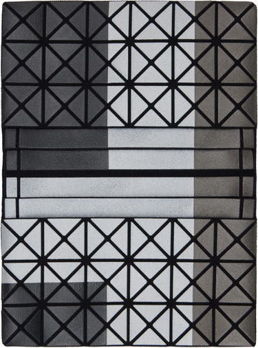 Peňaženka BAO BAO ISSEY MIYAKE Geometric Pattern Oyster Wallet Čierna | BB49AG821, 2