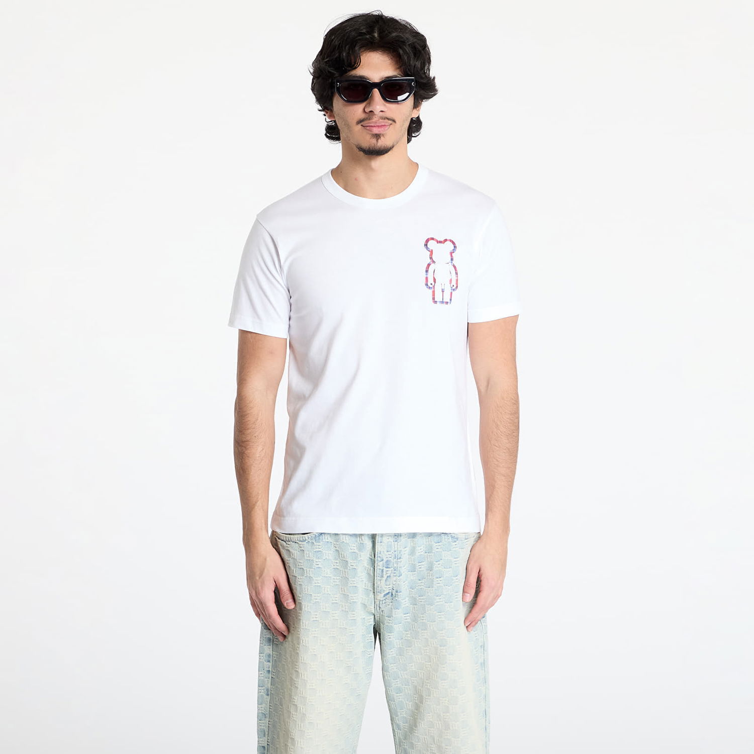 Tričko Comme des Garçons Comme des Garçons SHIRT Knit T-Shirt Biela | FO-T027 WHITE, 0