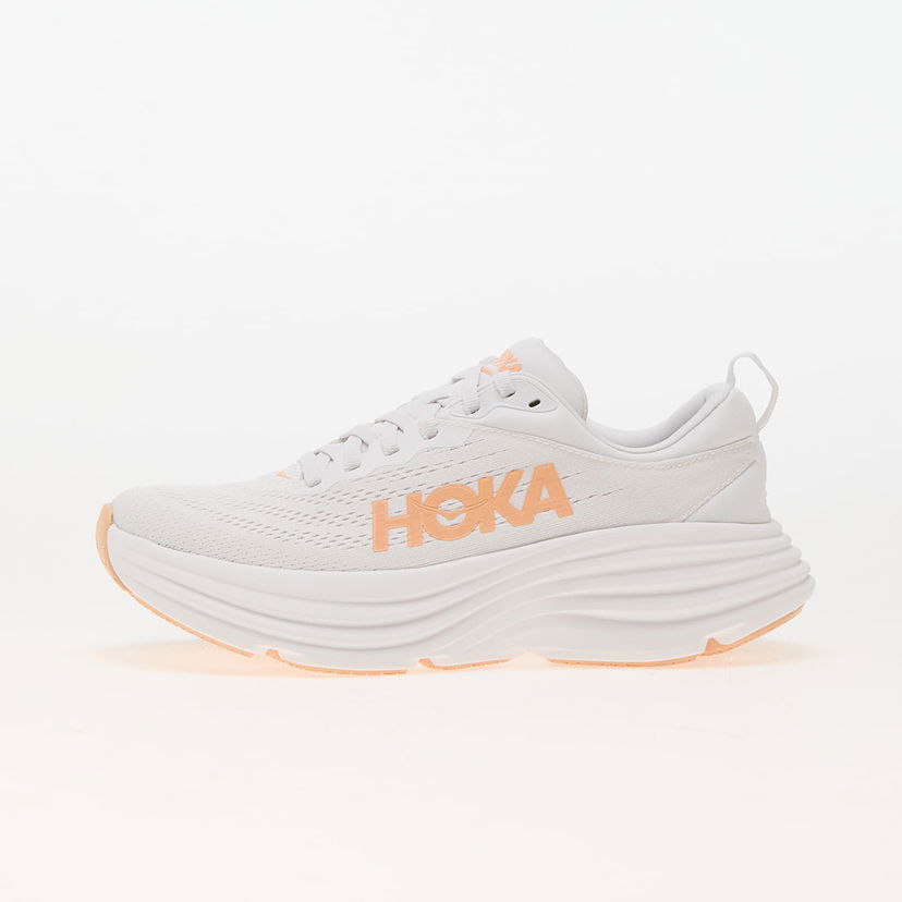 Tenisky a topánky Hoka One One Bondi 8 White/ Cantaloupe W Biela | 1127952-WLP