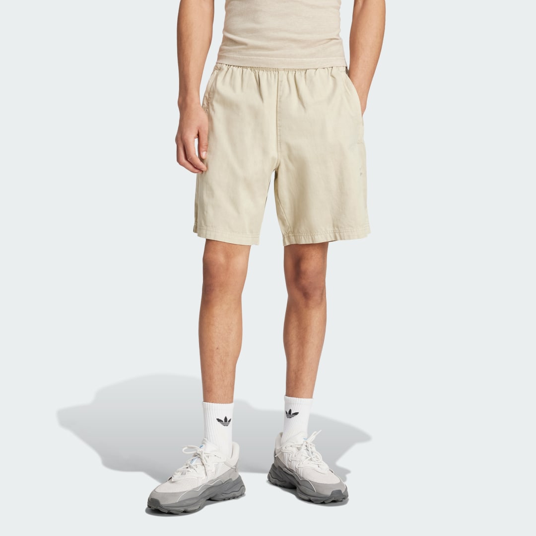 Šortky adidas Performance Trefoil Essentials+ Dye Woven Béžová | IS1733, 0