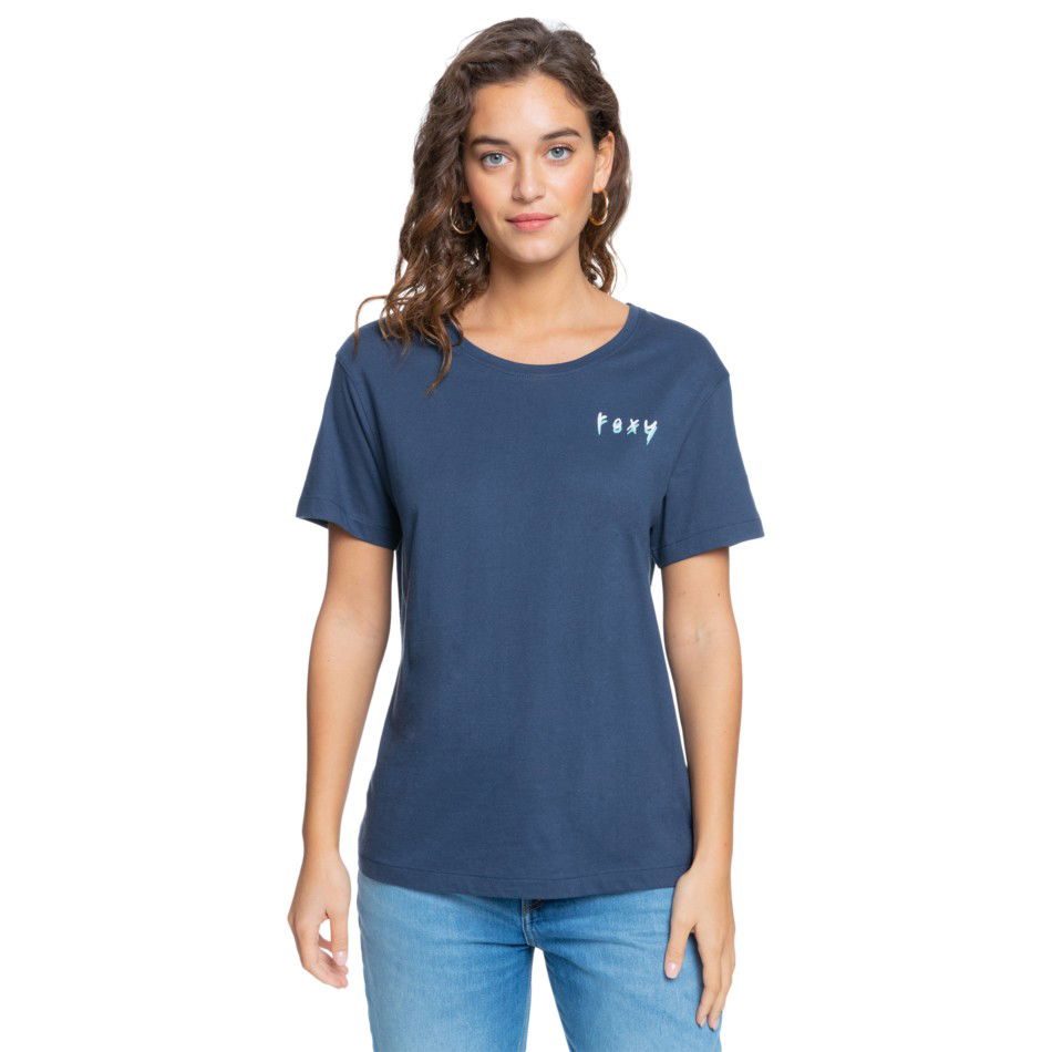 Tričko Roxy Women's Short Sleeve T-Shirt Modrá | ERJZT05256-BSP0, 0