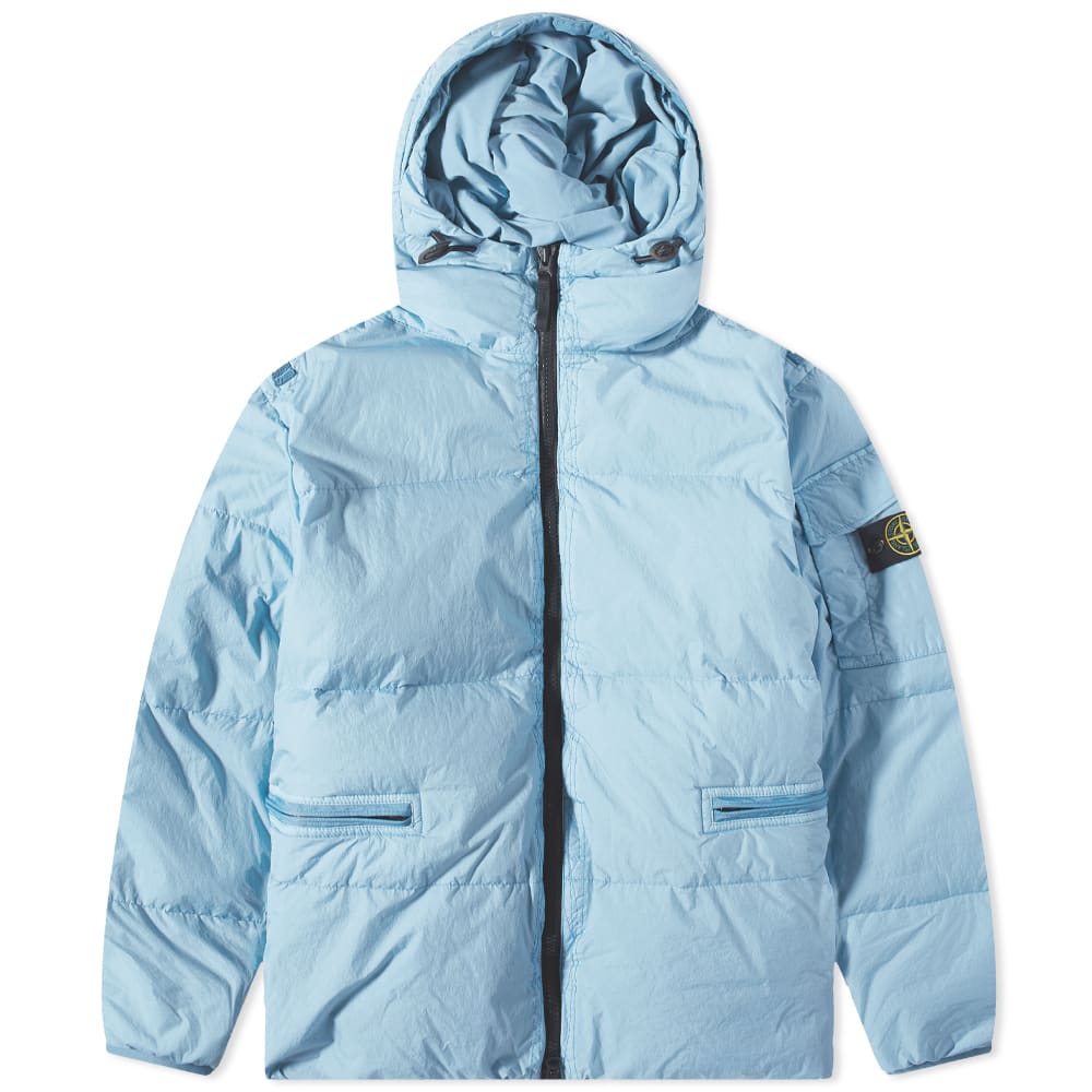 Prešívaná bunda Stone Island Crinkle Reps Down Jacket Modrá | 771540223-V0046, 0
