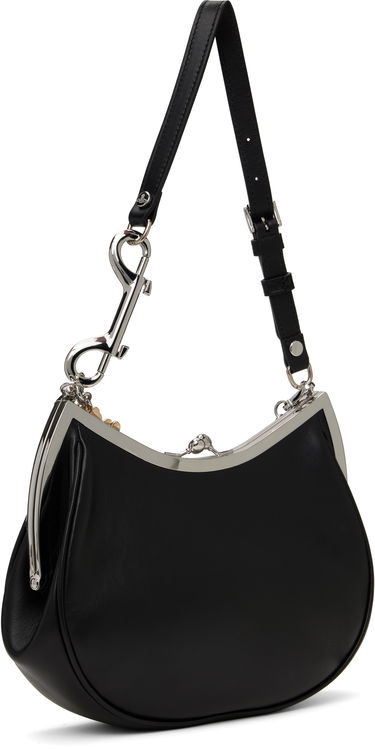 Taška cez rameno Vivienne Westwood Vivienne Westwood Charm Frame Bag Čierna | 4B01000PW-L008K-, 4