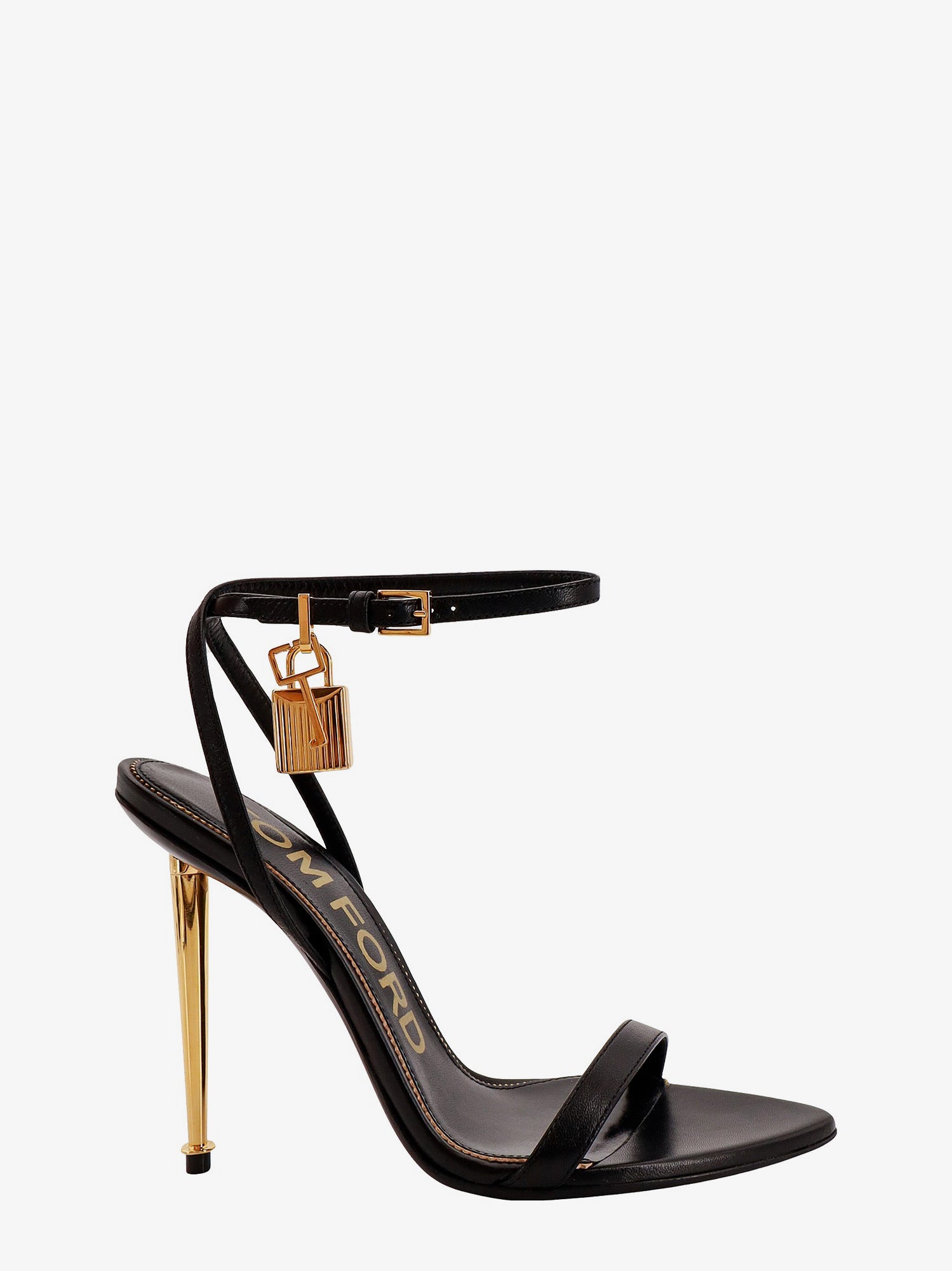 Tenisky a topánky Tom Ford Padlock Thin Strap Heels Čierna | W2272LKD002G1N001, 0