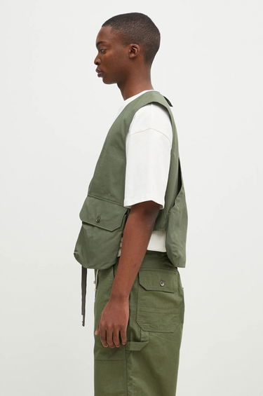 Vesta Engineered Garments Fowl Vest Zelené | OR120.CT010, 1