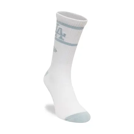 Ponožky New Era New Era MLB Seasonal Crew Socks LA Dodgers Biela | 60595126, 1